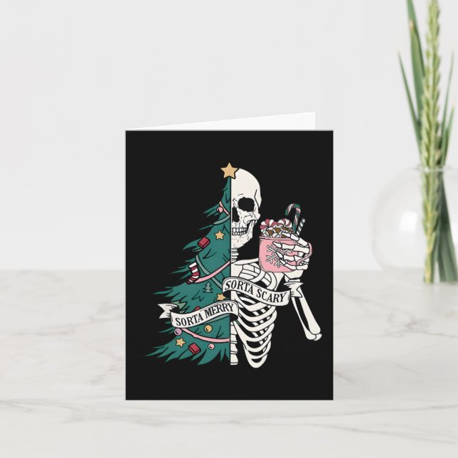 Sorta merry sorta scary christmas  card (Front)