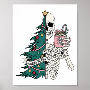 Sorta Merry Sorta Scary Christmas Poster