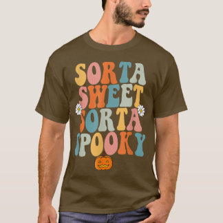Sorta Sweet Sorta Spooky Pumpkin Halloween T-Shirt