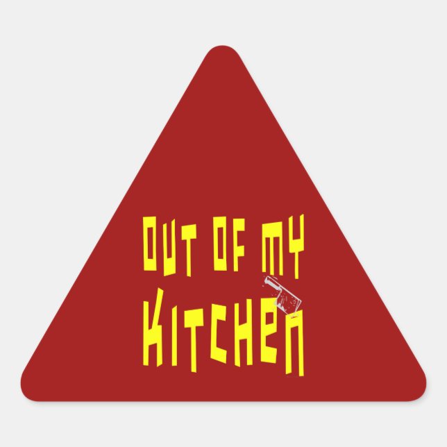 Sortez de ma cuisine Stickers épicés dire (Devant)