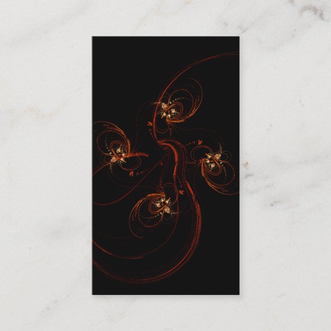 Sortez du Carte de visite de l'art Abstrait sombre (Devant)