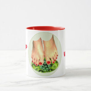 SORTEZ LE VIRUS RED COFFEE MUG
