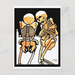 Sortie dans la carte postale des Skeletons froids