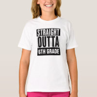 SORTIE DROITE T-shirts 6ÈME GRADE
