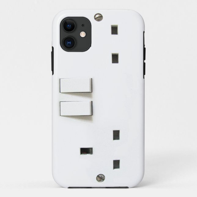 Sortie électrique drôle de France sur coque iphone (Dos)