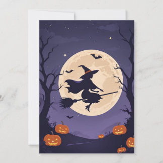 Sortilège de sorcière – Carte de vœux d'Halloween