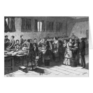 Sorting out the banknotes