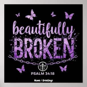 SOS Beautifully Broken Raising Awareness & Support Poster