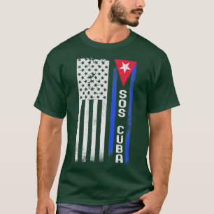 SOS CUBA We are not afraid We want freedom T-Shirt