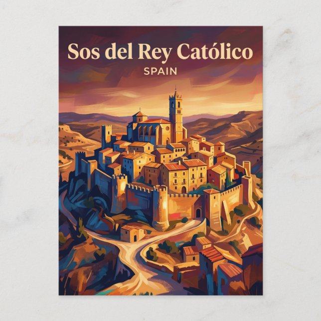 Sos del Rey Católico Spain Postcard (Front)