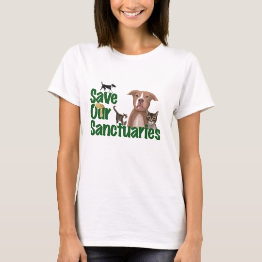 SOS Dogs & Cats Ladies T-Shirt
