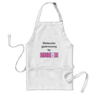 Soshi periodic table name apron