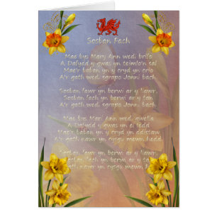 Sospan Fach Daffodil Decorated