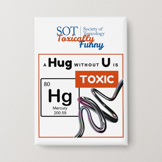 SOT - Toxically Funny - A Hug Without You Button (Front)