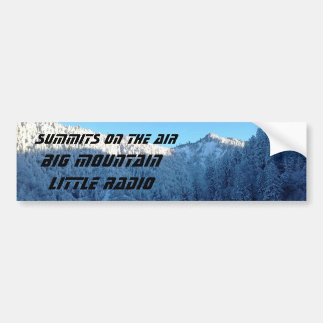 SOTA Bumper Sticker (Front)