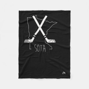 Sota Minnesota Hockey  Fleece Blanket