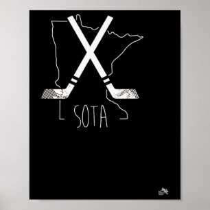 Sota Minnesota Hockey  Poster