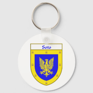 Soto Coat of Arms/Family Crest Keychain