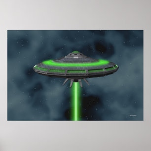 Soucoupe volante - Poster Sci-Fi