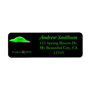 Soucoupe volante UFO Vert Black Texte drôle Humori