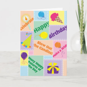 Souffle les bougies ! - Carte d'anniversaire