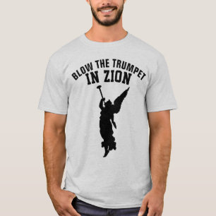 SOUFFLEZ LE TRUMPET À ZION, T-shirts chrétiens