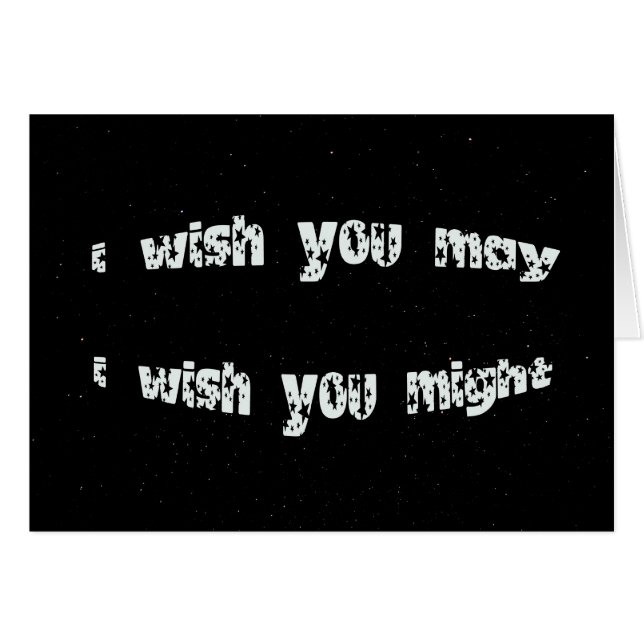 Souhait sur une étoile (Devant horizontal)