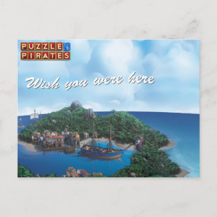 Souhaitez-Vous Être Ici Carte Postale