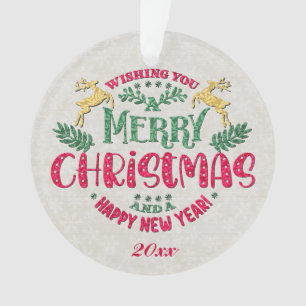 Souhaitez-vous un joyeux Noël et une bonne année