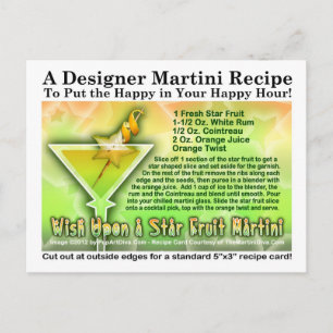Souhaitez-Vous Une Carte Postale À Base De Martini