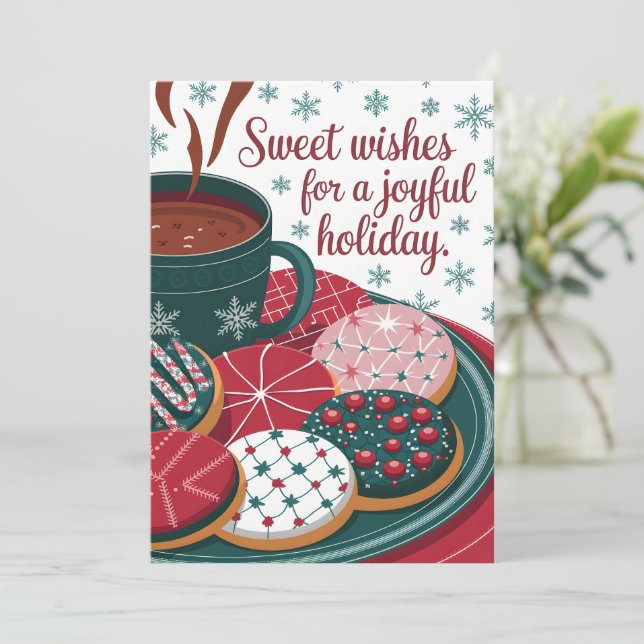 Souhaits sucrés - Carte de Noël (Debout devant)