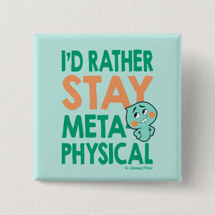 Soul   22 - I'd Rather Stay Metaphysical 2 Inch Square Button