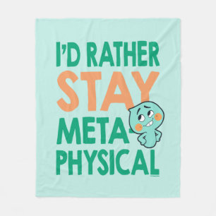 Soul 22 - I'd Rather Stay Metaphysical Fleece Blanket