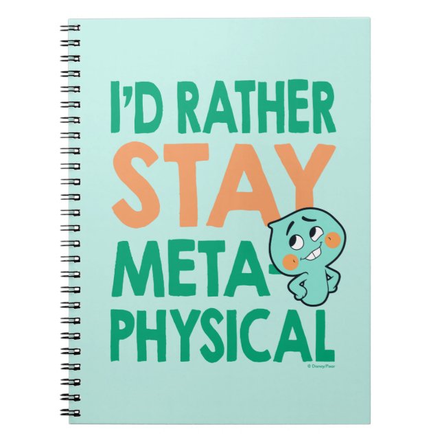 Soul | 22 - I'd Rather Stay Metaphysical Notebook (Front)
