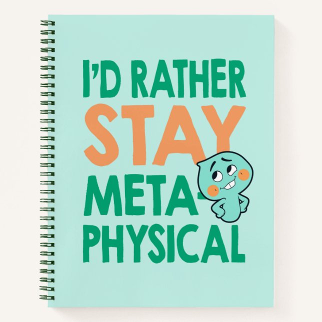 Soul | 22 - I'd Rather Stay Metaphysical Notebook (Front)