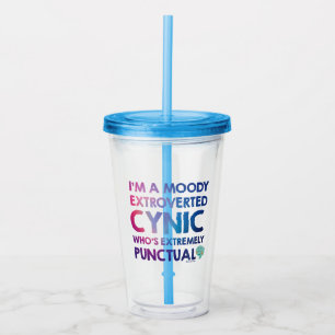 Soul   22 - I'm A Moody Extroverted Cynic Acrylic Tumbler