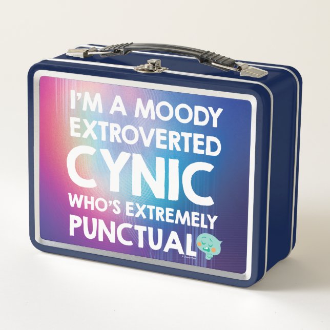 Soul | 22 - I'm A Moody Extroverted Cynic Metal Lunch Box (Front)