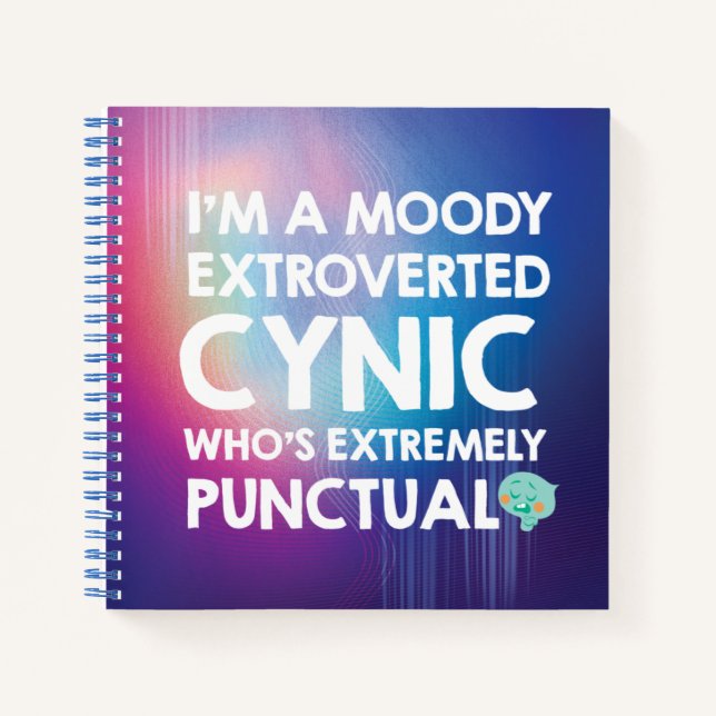 Soul | 22 - I'm A Moody Extroverted Cynic Notebook (Front)