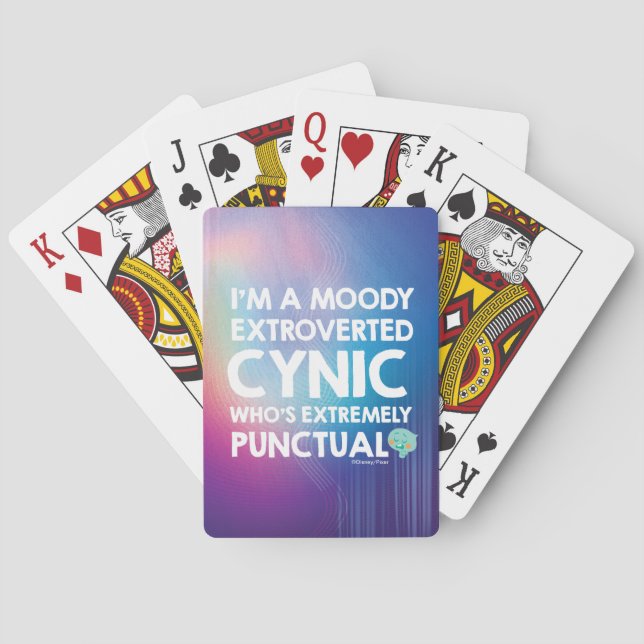 Soul | 22 - I'm A Moody Extroverted Cynic Playing  Playing Cards (Back)