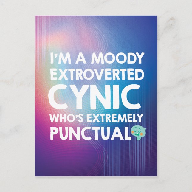 Soul | 22 - I'm A Moody Extroverted Cynic Postcard (Front)