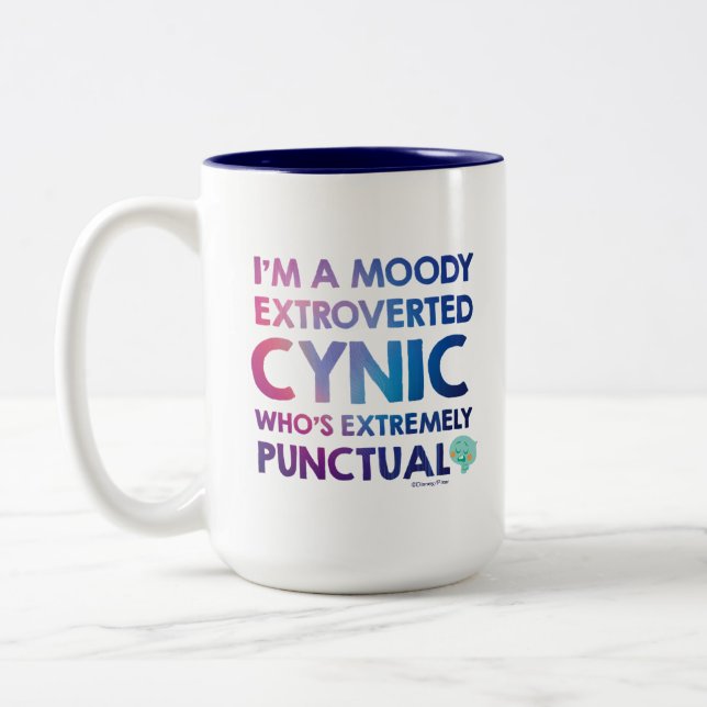 Soul | 22 - I'm A Moody Extroverted Cynic Two-Tone Coffee Mug (Left)