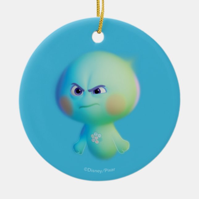 Soul | 22 - Mood: Defiant Ceramic Ornament (Front)