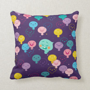 Soul   22 & New Souls Pattern Throw Pillow