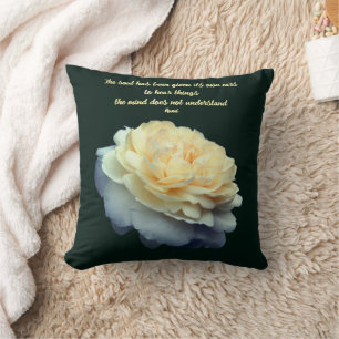 Soul And Mind Rumi Inspirational Quote  Throw Pillow
