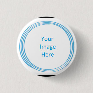 Soul Blissed Circle Custom Button, black 1 Inch Round Button
