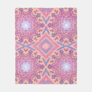 Soul Circle - Folklore Mandala of Inner Peace Fleece Blanket