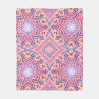 Soul Circle - Folklore Mandala of Inner Peace Fleece Blanket