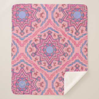 Soul Circle - Glowing Mandala Fleece Blanket