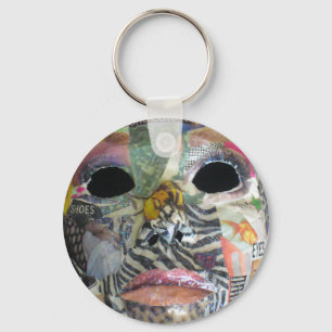 Soul Comes In All Colours Mask Keychain