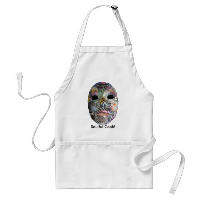 Soul Comes In All Colours Mask Standard Apron (Front)